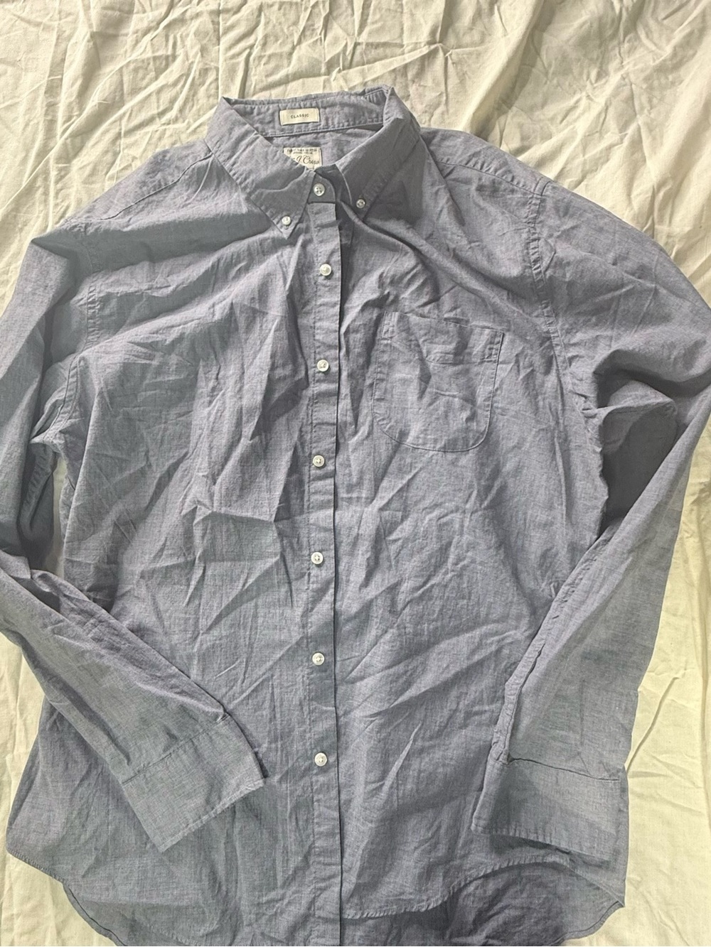 J.Crew Light Blue Men's Button-Down Shirt -